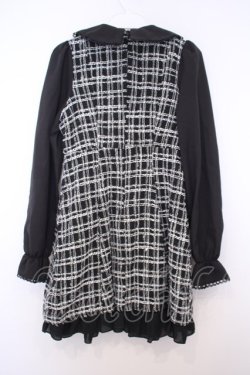 画像3: DearMyLove / ツイードお嬢様ワンピース M クロ O-26-01-27-069-EL-OP-OW-OS