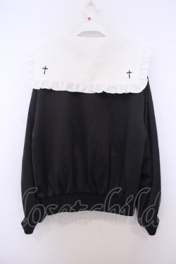 画像3: Ank Rouge / フリルセーラーブルゾン M クロ O-26-01-27-071-CA-JA-OW-OS