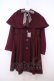 画像1: axes femme / フードケープフェミニンコート M ワイン O-26-01-27-076-AX-CO-OW-OS (1)