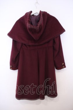 画像3: axes femme / フードケープフェミニンコート M ワイン O-26-01-27-076-AX-CO-OW-OS