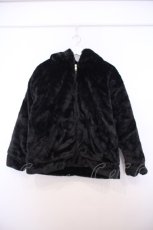 画像1: Rojita / うさみみファーコート F クロ O-26-01-27-078-LO-CO-OW-ZTC004 (1)