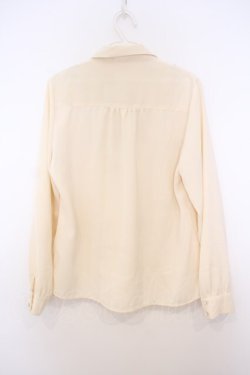 画像2: Fi.n.t / はしごリボン使いタイ付きブラウス F アイボリー O-26-01-27-009-CA-BL-OW-OS