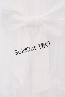 画像3: Chalmiere / ドットチュールエプロン  シロ O-26-01-27-080-0-OP-IG-OS