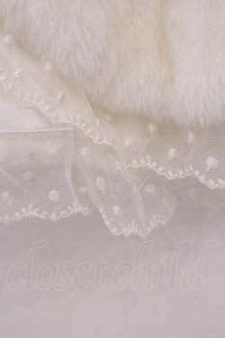 画像2: Angelic Pretty / 小鹿のミルキーちゃんファーケープ  シロ O-26-01-27-085-AP-JA-OW-OS