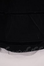 画像2: Jane Marple / チュール重ね別珍スカート M クロ O-26-01-27-086-JM-SK-OW-OS (2)