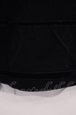 画像2: Jane Marple / チュール重ね別珍スカート M クロ O-26-01-27-086-JM-SK-OW-OS