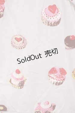 画像2: MILK / ケーキ柄キャミソール  シロ O-26-01-27-088-ML-TO-OW-OS