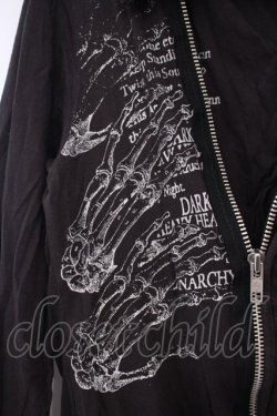 画像2: h.ANARCHY / 英字ptZIPカーディガン  グレー O-26-01-27-089-HN-TO-OW-OS