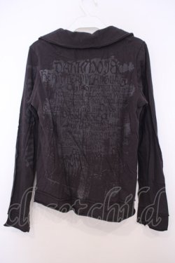 画像4: h.ANARCHY / 英字ptZIPカーディガン  グレー O-26-01-27-089-HN-TO-OW-OS