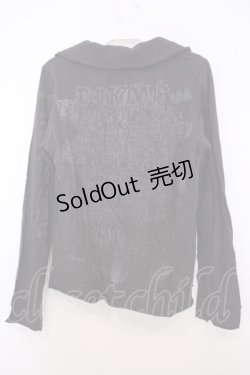 画像4: h.ANARCHY / 英字ptZIPカーディガン  グレー O-26-01-27-089-HN-TO-OW-OS