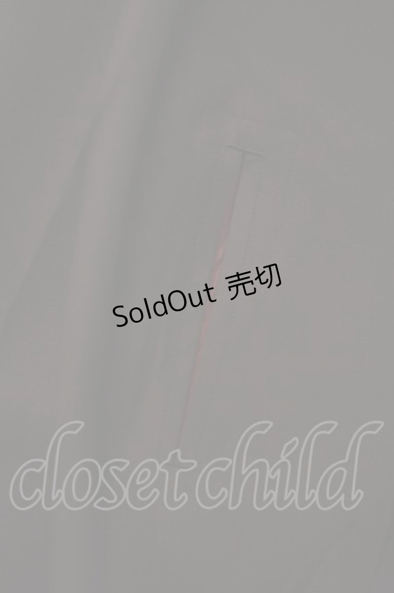 画像3: ATELIER BOZ / フード付きミニマント  ブラック・裏地ボルドー O-26-01-27-090-EL-JA-OW-OS (3)