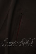 画像3: ATELIER BOZ / フード付きミニマント  ブラック・裏地ボルドー O-26-01-27-090-EL-JA-OW-OS (3)