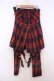 画像1: SEXY DYNAMITE LONDON / ボンテージパンツ S レッドチェック O-26-01-27-091-PU-PA-IG-OS (1)