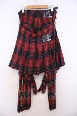 画像4: SEXY DYNAMITE LONDON / ボンテージパンツ S レッドチェック O-26-01-27-091-PU-PA-IG-OS (4)