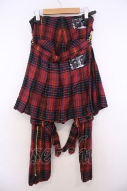 画像4: SEXY DYNAMITE LONDON / ボンテージパンツ S レッドチェック O-26-01-27-091-PU-PA-IG-OS