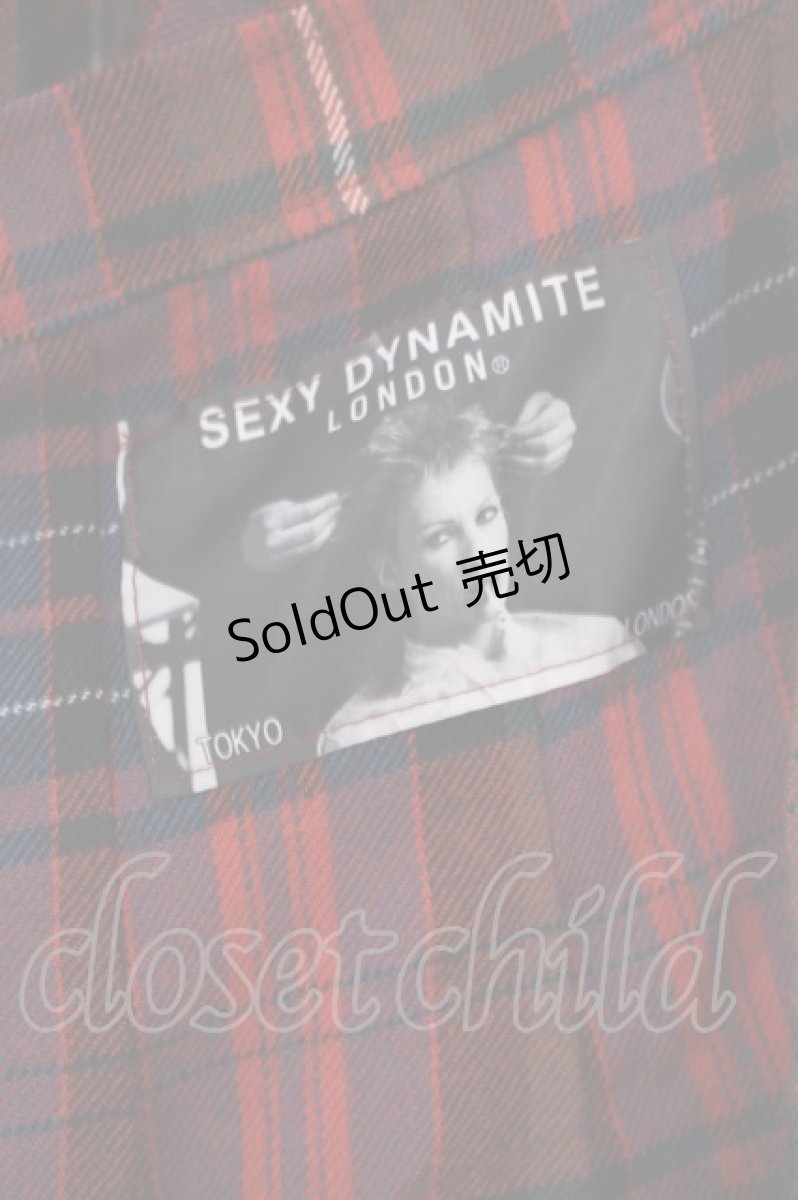 画像5: SEXY DYNAMITE LONDON / ボンテージパンツ S レッドチェック O-26-01-27-091-PU-PA-IG-OS (5)
