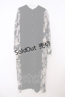 画像1: HARE / 2WAYアートキリカエワンピース F ブラック O-26-01-27-093-PU-OP-IG-ZT574