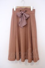 画像1: Fi.n.t  / フロント結びリボンフレアースカート F ピンク O-26-01-27-012-LO-PA-OW-ZT562 (1)