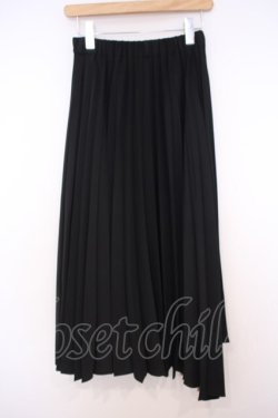 画像2: HARE / ランダムプリーツスカート  ブラック×ベージュ O-26-01-27-096-PU-SK-IG-OS