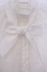 画像2: Royal Princess Alice / ミカエルブラウス  シロ O-26-01-27-097-LO-BL-IG-OS (2)