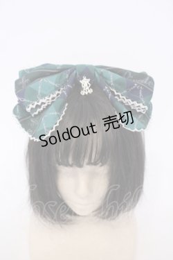 画像1: ALICE and the PIRATES / Nostalgic Gift〜くるみ割り人形と大切な想い出〜リボンカチューシャ  グリーン O-26-01-27-002-PA-AC-IG-OS