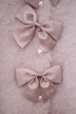 画像2: m petit by misako / MSKリボンカーディガン S ピンク O-26-01-27-017-LO-TO-IG-OS