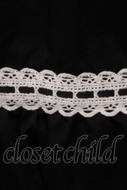 画像3: Eri Aino's collaboration / アカCHKリボンレースジャンパースカート シャーロットの水曜日 ジャンパースカート M クロ O-26-01-27-022-LO-OP-IG-OS