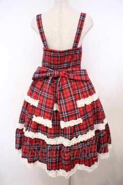 画像5: axes femme kawaii / タータンチェックジャンスカ  アカ O-26-01-27-023-AX-OP-IG-OS