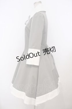 画像3: ATELIER BOZ / キャロルワンピースネオ  グレー×ホワイト O-26-01-27-024-EL-OP-IG-OS