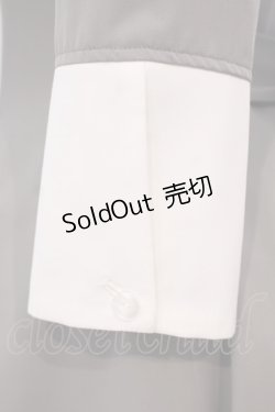 画像4: ATELIER BOZ / キャロルワンピースネオ  グレー×ホワイト O-26-01-27-024-EL-OP-IG-OS