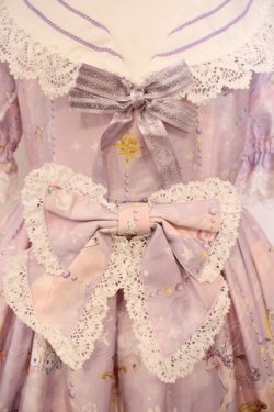 画像2: BABY,THE STARS SHINE BRIGHT / スピカと面影星座の子柄セーラーワンピース  ラベンダー O-26-01-27-026-BA-OP-IG-OS