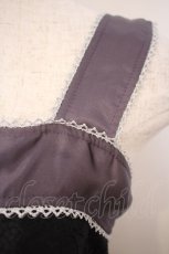 画像3: Triple fortune / レースジャンパースカート  ブラック×パープル O-26-01-27-029-EL-OP-IG-OS (3)