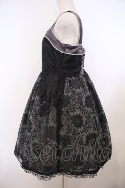 画像4: Triple fortune / レースジャンパースカート  ブラック×パープル O-26-01-27-029-EL-OP-IG-OS