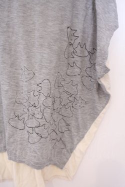 画像2: MINT NeKO / バブルネコ　Tシャツ  グレー O-26-01-28-044-HN-TS-IG-OS