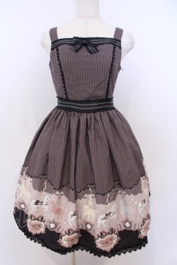 画像1: Innocent World / メリーゴーラウンドジャンパースカート  クロ O-26-01-28-052-IW-OP-IG-OS