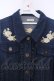 画像2: axes femme / 花刺繍デニムジャケット M インディゴ O-26-01-28-005-AX-JA-OW-OS (2)