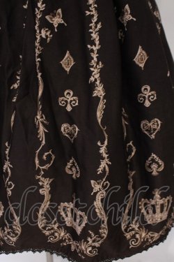 画像2: Innocent World / ロカイユトランプジャンパースカート  ブラウン O-26-01-28-054-IW-OP-IG-OS