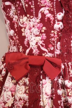 画像2: BABY,THE STARS SHINE BRIGHT / アントワネットブーケ柄ジャンパースカートI型  えんじ O-26-01-28-055-BA-OP-IG-OS