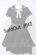 Innocent World / グログランリボンセーラーワンピース M ネイビー O-26-01-28-058-IW-OP-IG-OS