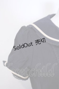 画像2: Innocent World / グログランリボンセーラーワンピース M ネイビー O-26-01-28-058-IW-OP-IG-OS