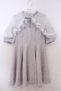 Rojita / ショルダーオーバーレースラッフルワンピース  グレー O-26-01-28-066-LO-OP-IG-OS