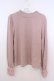 画像1: axes femme / レース×チュール袖プルオーバー F ピンク O-26-01-28-011-AX-TO-OW-ZT601 (1)