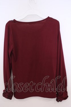 画像3: axes femme / 折り返し2WAYインナープルオーバー M ワイン O-26-01-28-013-AX-TO-OW-OS