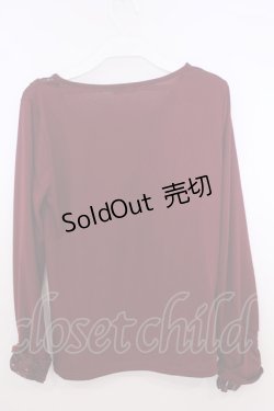 画像3: axes femme / 折り返し2WAYインナープルオーバー M ワイン O-26-01-28-013-AX-TO-OW-ZT0130R