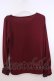 画像3: axes femme / 折り返し2WAYインナープルオーバー M ワイン O-26-01-28-013-AX-TO-OW-OS (3)