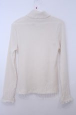 画像3: axes femme / パール付きハイネックニット M キナリ O-26-01-28-016-AX-TO-OW-ZT601 (3)
