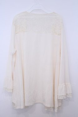 画像2: axes femme / レース重ねUVトッパーカーデ M キナリ O-26-01-28-018-AX-TO-OW-OS