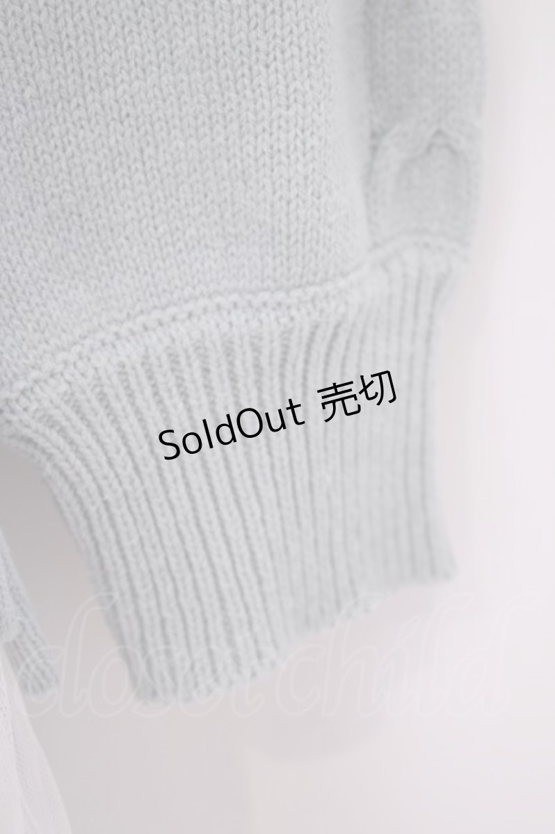 画像2: axes femme / サイドプリーツニットワンピース F ミントグリーン O-26-01-28-002-AX-OP-OW-ZT601 (2)