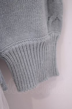 画像2: axes femme / サイドプリーツニットワンピース F ミントグリーン O-26-01-28-002-AX-OP-OW-OS