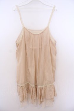 画像1: axes femme / リバーシブルキャミソール M ピンク×キナリ O-26-01-28-020-AX-TO-OW-OS